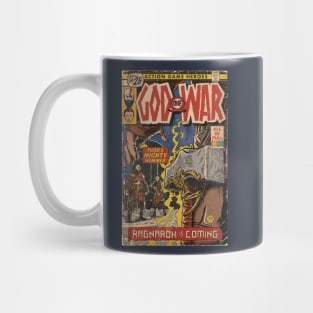 God of War Ragnarök Comic book cover Fan Art Mug